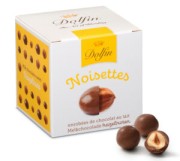 Dolfin - Melk chocolade knikkers hazelnoot in pakje - 1 kg.