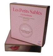 La Sablesienne - Zandkoekjes met frambozen in pakje - 100 gram