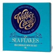 Willie‘s Cacao - Melkchocolade 44% met zeezoutvlokken - Rio Caribe - Venezuela - 50 gram
