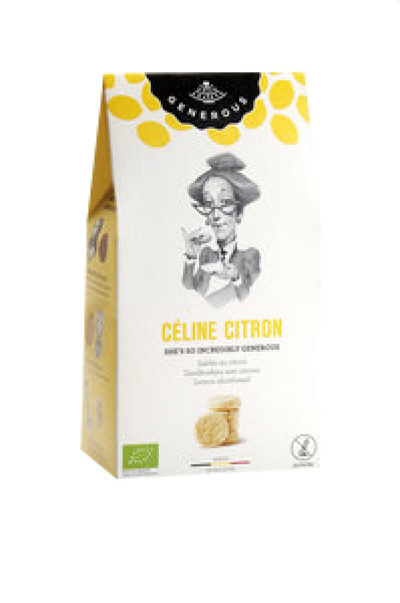 Generous - Céline Citron - Zandkoekjes met Citroen mini - 40 gram