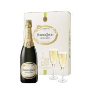 Champagne Perrier-Jouët - Brut in geschenkverpakking met 2 glazen - 0.75 - n.m.