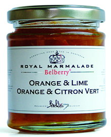belberry royal marmelade sinaasappel en limoen