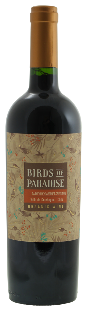 birds of paradise gran reserva carmenere cabernet sauvignon bio
