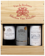 Bordeaux proefpakket in geschenkverpakking - 3 x 0.75L