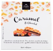 Dolfin - Caramel & pure chocolade met abrikoos & amandel in pakje - 150 gram