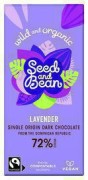 Seed and Bean - Pure Chocolade 72% Lavendel - Bio - 85 gram