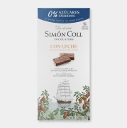 Simon Coll - Melkchocolade zonder suiker - 85 gram