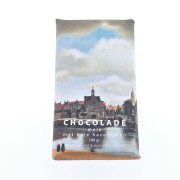 Van der Burgh - Melkchocolade 34% met Hazelnoten - Stadszicht Delft - 100 gram